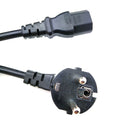 Three plug European standard three plug female cable CE certified European plug cable European standard power extension cord European standard power cord