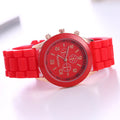 AliExpress Geneva Silicone Watch Stylish Colorful Fruit Freeze Student Sports Women Sports Watch Overseas