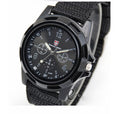 Overseas Fashionable Nylon With Men Watch Fabric Belt Military Watch Trendy Glow Hand Sports Watch Unisex Watch