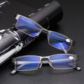 Anti-Blue-Light Reading HD UV-Protection Glasses Men Ultra-Light Seniors Reading Presbyopia Glasses