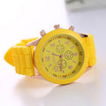 AliExpress Geneva Silicone Watch Stylish Colorful Fruit Freeze Student Sports Women Sports Watch Overseas