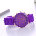 AliExpress Geneva Silicone Watch Stylish Colorful Fruit Freeze Student Sports Women Sports Watch Overseas