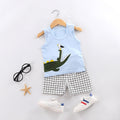 Women's Korean Sleeveless Lightweight Tank Top + Shorts Set 2026 - Teal