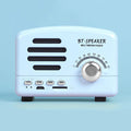 Bt01 Bluetooth speaker retro radio wireless plug-in card small audio mini outdoor portable new electronic product