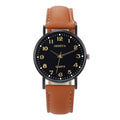 Export Korean Simple Numbers Engrave Degree Retro Preppy Belt Fashionable Womens Watch Student Casual Men Watch
