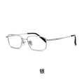 New High Count Glasses Frame Men Simple Formal Small Face Prescription Sunglasses Pure Titanium Full-Frame J85927 Wholesale