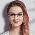 Ultra-Light TR90 Men Small Square Prescription Frame Women Face Slimming Wear Jewelry Frame Optical Glasses 3072 Wholesale