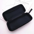 19 Square Glasses Case Lens Cloth Sunglasses Anti Press Zipper Case Sun With Piece Cloth Bag Wholesale Invisible Glasses Storage
