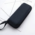 19 Square Glasses Case Lens Cloth Sunglasses Anti Press Zipper Case Sun With Piece Cloth Bag Wholesale Invisible Glasses Storage