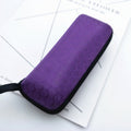 19 Square Glasses Case Lens Cloth Sunglasses Anti Press Zipper Case Sun With Piece Cloth Bag Wholesale Invisible Glasses Storage