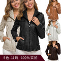 Women's Casual Versatile Long Sleeve Cropped Jacket 2026 | Trendy Jacket - Black