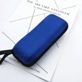 19 Square Glasses Case Lens Cloth Sunglasses Anti Press Zipper Case Sun With Piece Cloth Bag Wholesale Invisible Glasses Storage