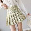Spring-Summer School Slimming High Waist Plaid Skirt + Pleated Skirt + Short Skirt