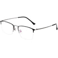 Beesfen New Pure Titanium Glasses Frame Retro Fashionable Half-Rim Frame Formal Optical Glasses 8017JX Wholesale