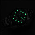 Factory AliExpress Date Glow Quartz Watch Formal Casual Fashionable Men Watch Quartz Large Dial Band