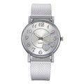 Factory Wholesale AliExpress Hot Sale Heart-Shaped Fashionable Casual Mesh Band Quartz Watch Trendy Couples Watch