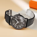 Factory Wholesale AliExpress Hot Sale Heart-Shaped Fashionable Casual Mesh Band Quartz Watch Trendy Couples Watch