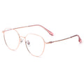 Beesfen New Pure Titanium Retro Glasses Frame Unisex Round Plano Optical Frame 58007 Wholesale