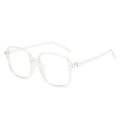 Big Frame Stud Blue-Light Glasses Women Influencer Bare Face Trendy Style Finish Item Factory Wholesale Prescription Anti-Blue-Light Myopia Glasses