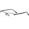 Beesfen Ultra-Light Titanium Alloy Glasses Frame Men Formal Half-Rim Frame Metal Optical Frame Men P9916 Wholesale