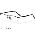 Beesfen Ultra-Light Titanium Alloy Glasses Frame Men Formal Half-Rim Frame Metal Optical Frame Men P9916 Wholesale