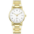 Factory Wholesale Overseas Steel Band Unisex Valentine Style Quartz Watch Fashionable Formal Casual Numbers Quartz Watch