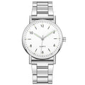 Factory Wholesale Overseas Steel Band Unisex Valentine Style Quartz Watch Fashionable Formal Casual Numbers Quartz Watch
