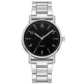 Factory Wholesale Overseas Steel Band Unisex Valentine Style Quartz Watch Fashionable Formal Casual Numbers Quartz Watch