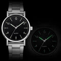 Factory Wholesale Overseas Steel Band Unisex Valentine Style Quartz Watch Fashionable Formal Casual Numbers Quartz Watch
