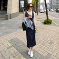 Modal Sleeveless Fitted Camisole Long Dress, Factory Direct