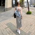 Modal Sleeveless Fitted Camisole Long Dress, Factory Direct