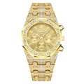 PINTIME / Item Time Export Cross-Border Bestseller Full Diamond Multifunction 3 Eye Fashionable Rhinestone Watch Dropship OK
