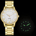 AliExpress Rhinestone Glow Watch Women Casual Formal Steel Band Women Watch Quartz Watch Factory Wholesale Rhinestone Watch