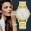 AliExpress Rhinestone Glow Watch Women Casual Formal Steel Band Women Watch Quartz Watch Factory Wholesale Rhinestone Watch