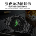 New Waterproof Glow Self-Winding Mens Watch Men Student Korean Trendy Fashionable Quartz Watch Bold Mens Watch