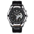 New Waterproof Glow Self-Winding Mens Watch Men Student Korean Trendy Fashionable Quartz Watch Bold Mens Watch
