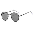 2023 New Import Retro Round Light Sunglasses Western Street Snap Ocean Lens Metal Sunglasses UV-Proof