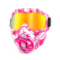 Retro Harley Goggle Mask - Racing Ride