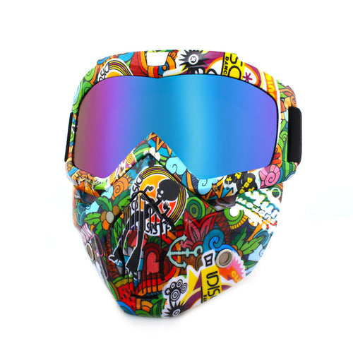 Half Helmet Tactical Goggles - Anti-Fog Ride
