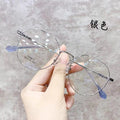 Anti-Blue-Light Myopia Glasses Overseas Metal Bare Face Trendy Influencer Trendy Glasses Frame Women Korean Finish Item Wholesale Prescription Sunglasses