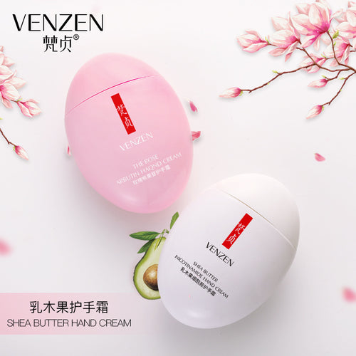 梵贞网红鹅蛋护手霜玫瑰熊果苷手霜冬季防冻防裂去角质护手霜批发