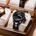 Longines Mens Watch Men Student Waterproof Date Korean Fashionable Influencer Outer Solo Bestseller Trendy Quartz Watch