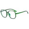 2020 Trendy Big Frame Anti-Blue Plano RedNote Style of Polygon Prescription Glasses Frame Chinese