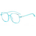 2020 Trendy Big Frame Anti-Blue Plano RedNote Style of Polygon Prescription Glasses Frame Chinese