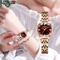 Cypress Reach Eggplant Swiss Genuine Waterproof Ladies Watch Student Fashionable Korean Trendy Quartz Watch Influencer Women Watch