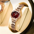 Cypress Reach Eggplant Swiss Genuine Waterproof Ladies Watch Student Fashionable Korean Trendy Quartz Watch Influencer Women Watch