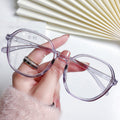 Anti-Blue-Light Myopia Glasses Women Western Fashionable Small-Frame Polygon Glasses Frame Student Trendy Style Wholesale Prescription Sunglasses