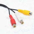 Factory direct sales 3.5 to 1/3 audio cable, 3.5 male to 3 Lotus female short cable, 3.5 to 3 RCA video cable