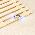 New Fashionable No Rx Goggles Anti-Blue Clip-On Glasses Plano Phone Use Electric Brain Glasses Clip-On