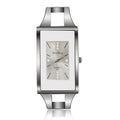 Export Fashionable Bangle Watch Cross-Border New Rhinestone Hand Watch Square Dial Unisex New Trendy Guy Women Watch